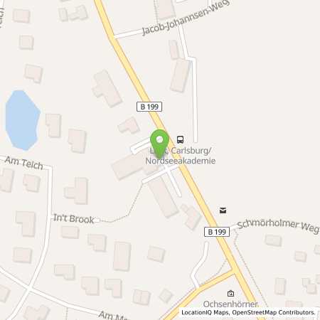 Standortübersicht der Benzin-Super-Diesel Tankstelle: Elan Leck in 25917, Leck
