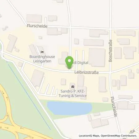 Standortübersicht der Tankstelle ENI in 74211 Leingarten