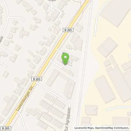 Standortübersicht der Tankstelle JET HUERTH LUXEMBURGER STR. 259 in 50354 HUERTH