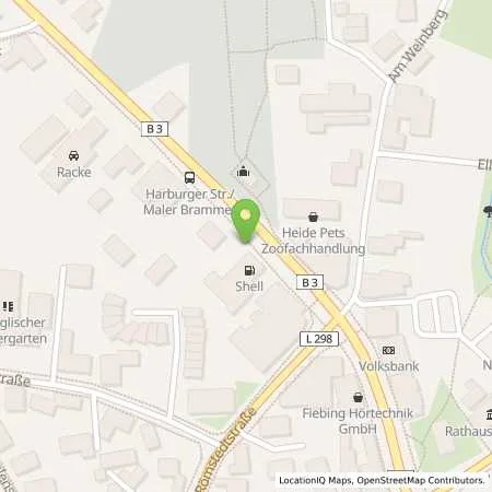 Standortübersicht der Tankstelle Shell Bergen Harburger Str. 13 in 29303 Bergen