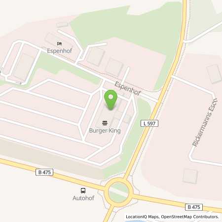 Standortübersicht der Benzin-Super-Diesel Tankstelle: Aral Tankstelle in 49549, Ladbergen