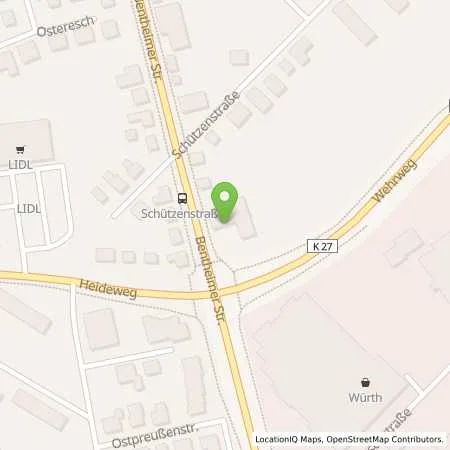 Standortübersicht der Tankstelle TotalEnergies Nordhorn in 48529 Nordhorn