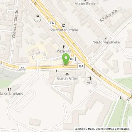 Standortübersicht der Tankstelle Aral Tankstelle in 48149 Münster