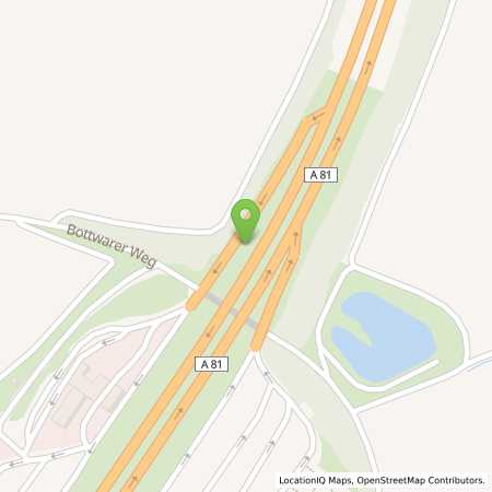 Standortübersicht der Benzin-Super-Diesel Tankstelle: TotalEnergies Wunnenstein West in 74360, Ilsfeld