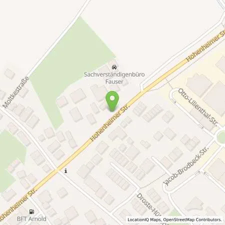 Standortübersicht der Tankstelle Aral Tankstelle in 70794 Filderstadt