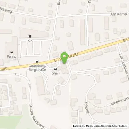 Standortübersicht der Tankstelle UG Shop GmbH in 21481 Lauenburg
