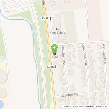 Standortübersicht der Tankstelle Aalen Aalener Strasse 74 in 73432 Aalen