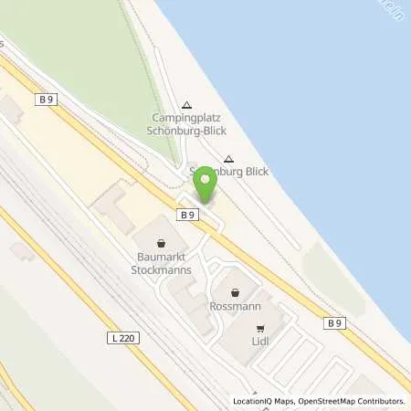 Standortübersicht der Tankstelle Tobias Querbach in 55430 Oberwesel (Süd)