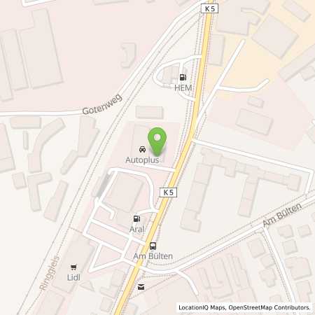 Standortübersicht der Benzin-Super-Diesel Tankstelle: Aral Tankstelle in 38106, Braunschweig