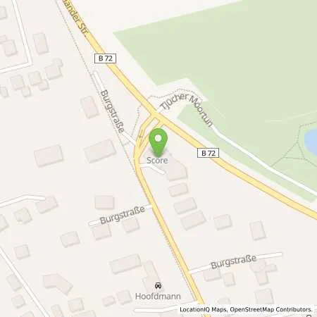 Standortübersicht der Tankstelle Marienhafe in 26529 Marienhafe