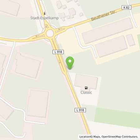 Standortübersicht der Benzin-Super-Diesel Tankstelle: Espelkamp in 32339, Espelkamp