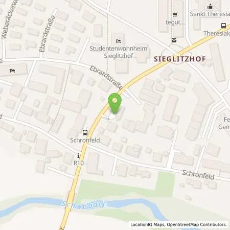 Standortübersicht der Tankstelle ELO Erlangen in 91054 Erlangen