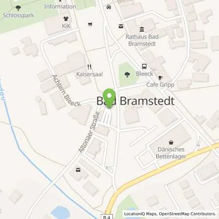 Standortübersicht der Tankstelle Esso Tankstelle in 24576 BAD BRAMSTEDT