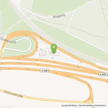 Standortübersicht der Tankstelle Esso Tankstelle in 60486 FRANKFURT