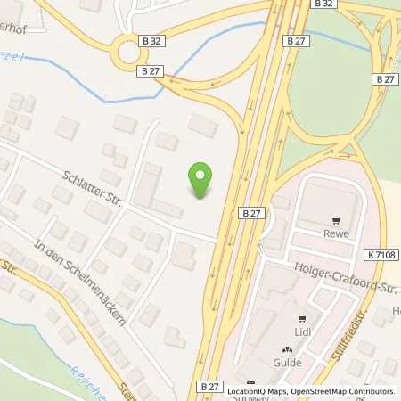 Standortübersicht der Tankstelle Shell Hechingen Schlatter Str. 59 in 72379 Hechingen