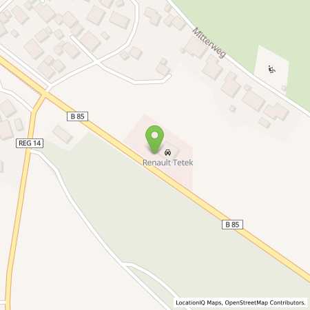 Standortübersicht der Benzin-Super-Diesel Tankstelle: AVIA Tankstelle in 94234, Viechtach