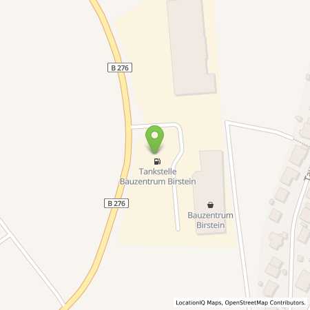 Standortübersicht der Benzin-Super-Diesel Tankstelle: Birstein  in 63633, Birstein