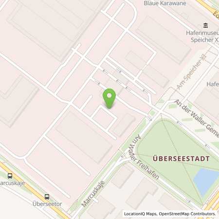Standortübersicht der Benzin-Super-Diesel Tankstelle: Bremen in 28217, Bremen