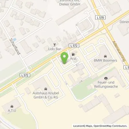 Standortübersicht der Tankstelle Aral Tankstelle in 48683 Ahaus