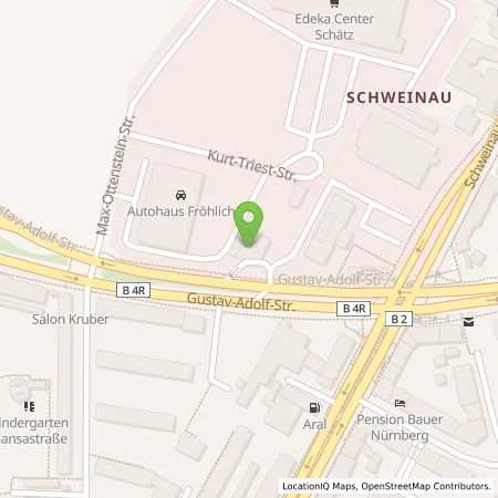 Standortübersicht der Tankstelle JET NUERNBERG GUSTAV-ADOLF-STR. 139 in 90439 NUERNBERG