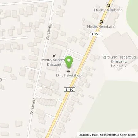 Standortübersicht der Tankstelle bft-willer Station 141 in 25746 Heide