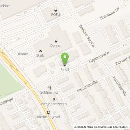 Standortübersicht der Tankstelle PIN Service-Station in 89250 Senden