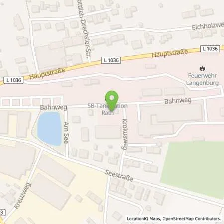 Standortübersicht der Tankstelle ED-Langenburg in 74595 Langenburg