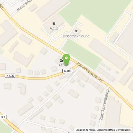 Standortübersicht der Tankstelle TAS Alfeld in 31061 Alfeld