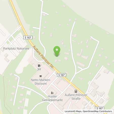 Benzin-Super-Diesel Tankstellen Details JET PIRNA AEUSSERE PILLNITZER STR. 18 B in 01796 PIRNA ansehen