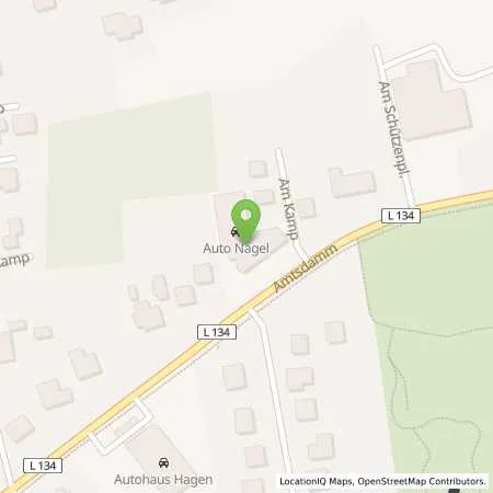 Standortübersicht der Tankstelle Auto-Nagel GmbH in 27628 Hagen