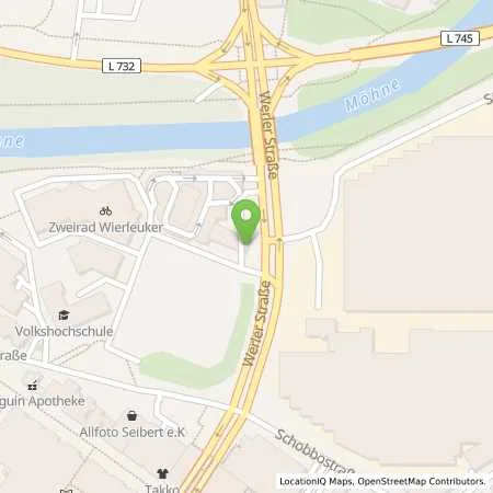 Standortübersicht der Tankstelle Thomas Müller GmbH in 59755 Arnsberg