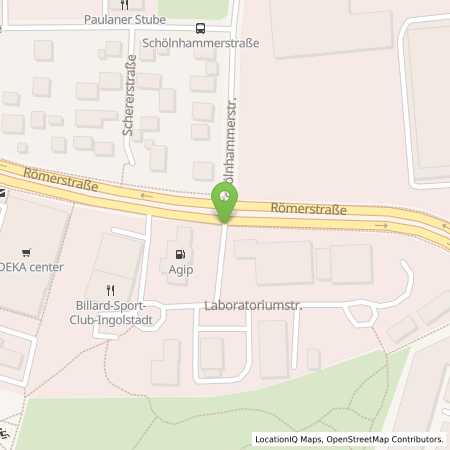 Standortübersicht der Benzin-Super-Diesel Tankstelle: INGOLSTADT - ROEMERSTR. 50 in 85055, Ingolstadt