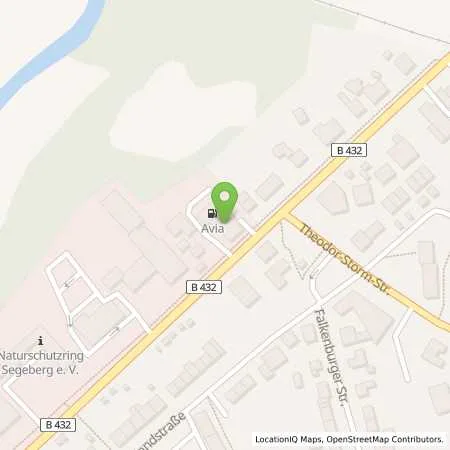 Standortübersicht der Tankstelle AVIA Tankstelle in 23795 Bad Segeberg