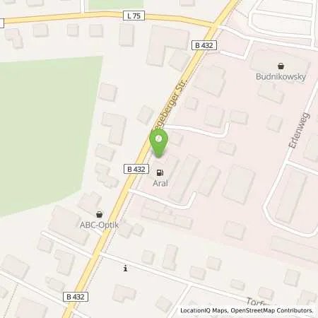 Standortübersicht der Tankstelle Aral Tankstelle in 23866 Nahe