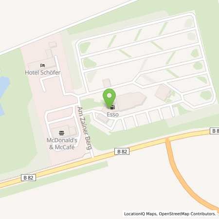 Standortübersicht der Benzin-Super-Diesel Tankstelle: Esso Tankstelle in 38723, SEESEN