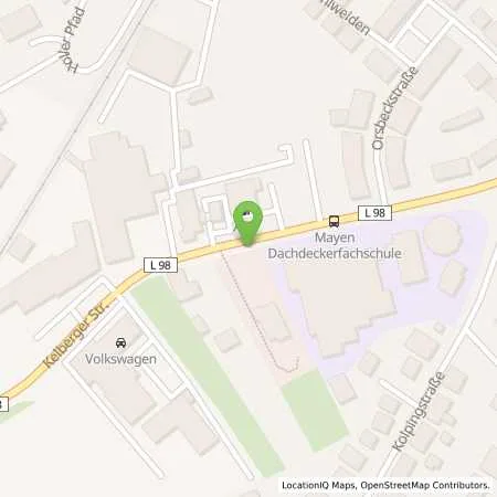 Standortübersicht der Tankstelle Aral Tankstelle in 56727 Mayen