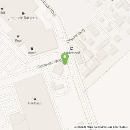 Standortübersicht der Tankstelle Supermarkt-Tankstelle STRALSUND GUSTOWER WEG 3 in 18439 STRALSUND