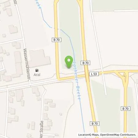 Standortübersicht der Tankstelle Aral Tankstelle in 49762 Lathen