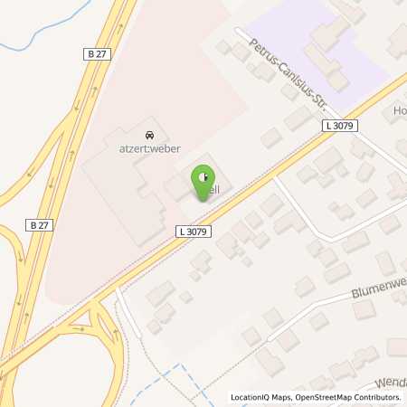 Standortübersicht der Benzin-Super-Diesel Tankstelle: Shell Fulda Leipziger Str. 151 in 36039, Fulda