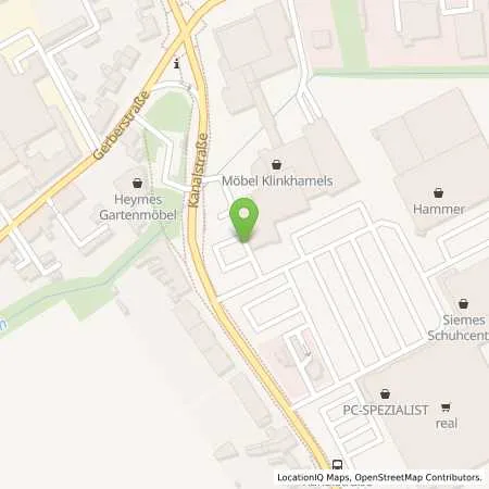 Standortübersicht der Tankstelle Sb Markt Viersen Kanalstraße 53 in 41749 Viersen