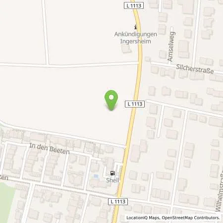 Standortübersicht der Tankstelle Shell Ingersheim Besigheimer Str. 11 in 74379 Ingersheim