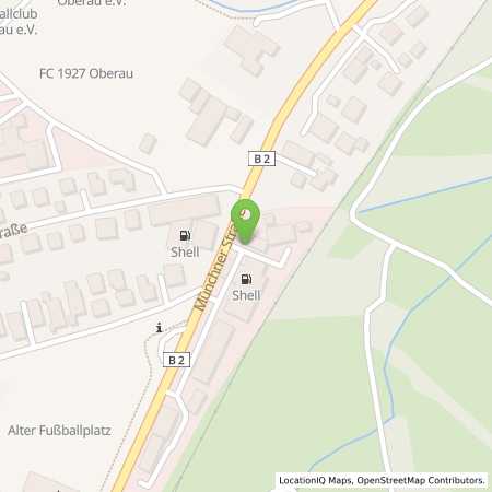 Standortübersicht der Benzin-Super-Diesel Tankstelle: Shell Oberau Münchner Str. 7 U. 10 in 82496, Oberau