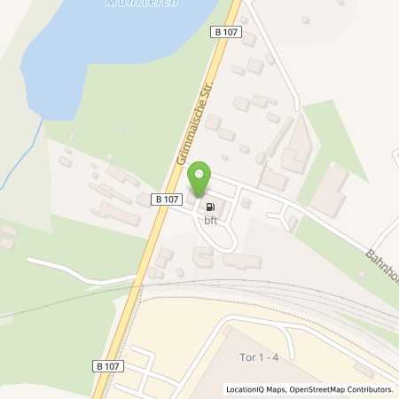 Standortübersicht der Benzin-Super-Diesel Tankstelle: bft-Tankstelle FTB, Trebsen in 04687, Trebsen