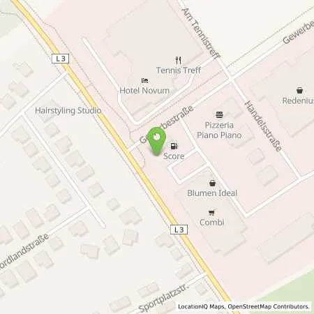 Standortübersicht der Tankstelle Emden III in 26759 Hinte