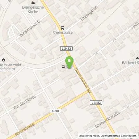 Standortübersicht der Tankstelle Shell Bischofsheim Darmstaedter Str. 17 in 65474 Bischofsheim