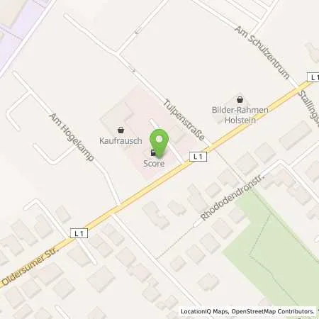 Standortübersicht der Tankstelle Aurich II in 26605 Aurich