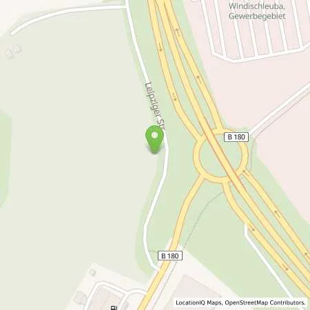 Standortübersicht der Tankstelle ALTENBURG - LEIPZIGER STRAßE 112 in 04600 Altenburg