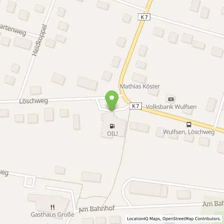 Standortübersicht der Tankstelle OIL! Tankstelle Wulfsen in 21445 Wulfsen