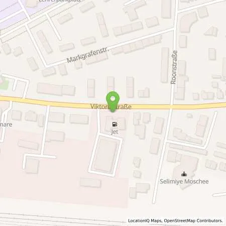 Standortübersicht der Tankstelle JET LUENEN VIKTORIASTRASSE 47-51 in 44532 LUENEN