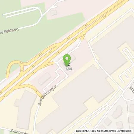 Standortübersicht der Tankstelle Aral Tankstelle in 74821 Mosbach